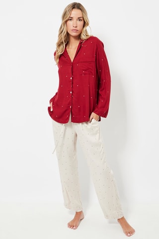 Chemise de pyjama - Rouge