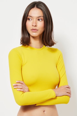 Crop top - Jaune