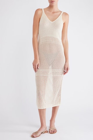 Robe de plage sans manches - Blanc