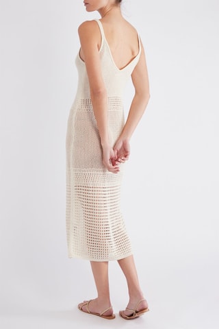 Robe de plage sans manches - Blanc