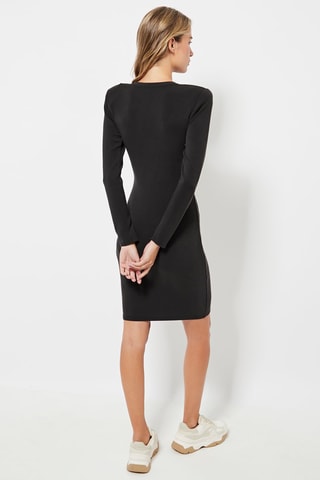 Robe fourreau - Noir