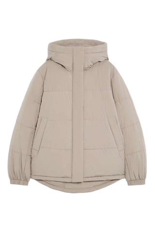 Doudoune à capuche - Beige