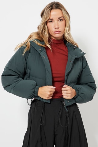 Doudoune à capuche - Vert