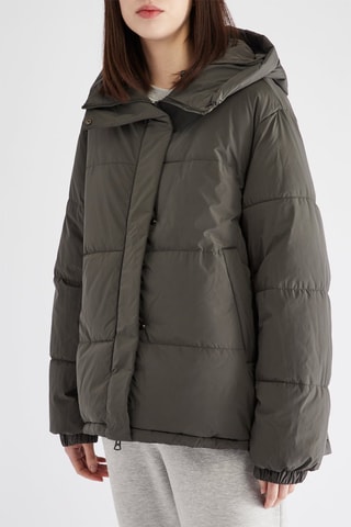 Doudoune à capuche - Gris