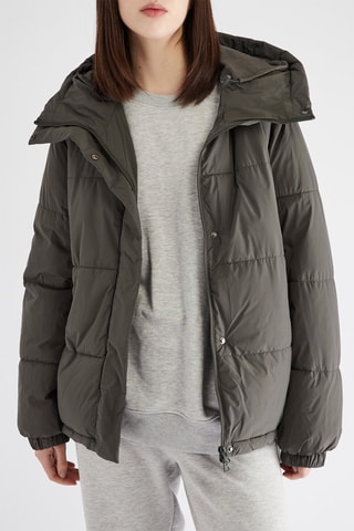 Doudoune à capuche - Gris