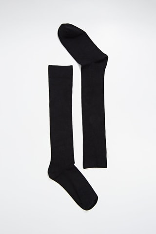 3 paires de chaussettes hautes - Noir