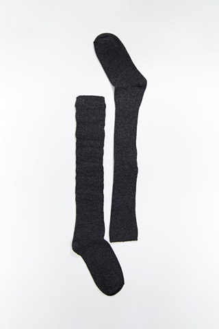 3 paires de chaussettes en laine et cachemire - Noir