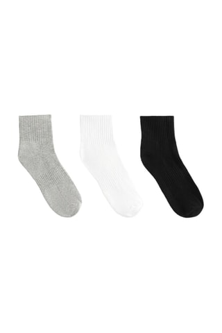 3 paires de chaussettes - Gris