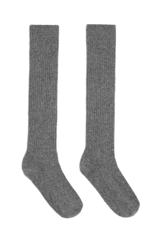 Chaussettes en cachemire et laine - Gris