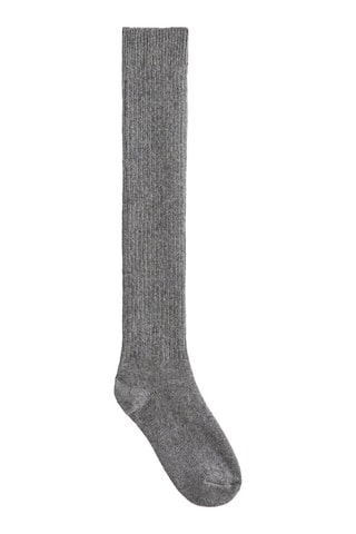 Chaussettes en cachemire et laine - Gris