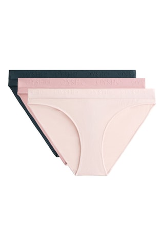 3 culottes - Rose et anthracite