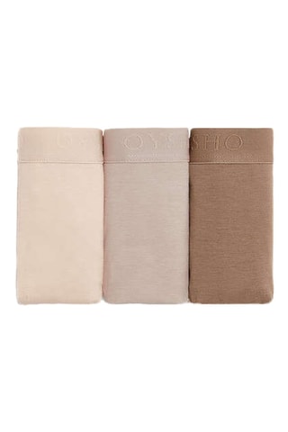 3 culottes - Beige et taupe