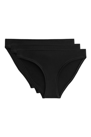3 culottes - Noir