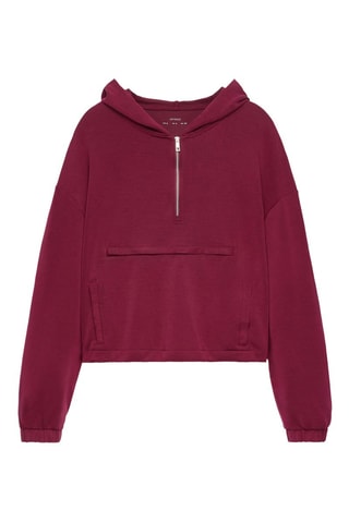 Sweat à capuche - Bordeaux