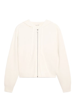 Sweat à capuche - Ecru