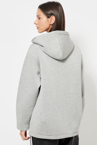 Sweat à capuche - Gris chiné