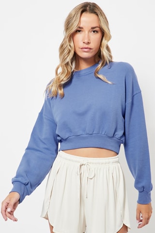 Sweat court - Bleu cobalt