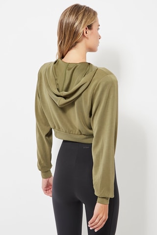 Sweat à capuche - Kaki