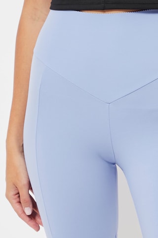Cycliste de compression taille haute - Bleu clair