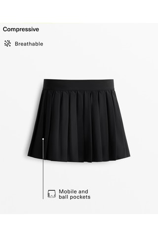 Jupe plissée - Noir