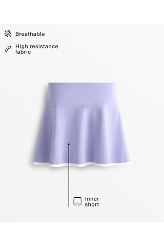 Jupe patineuse - Lilas