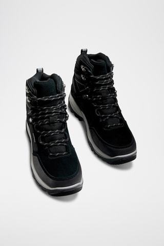 Chaussures de trekking en cuir - Noir