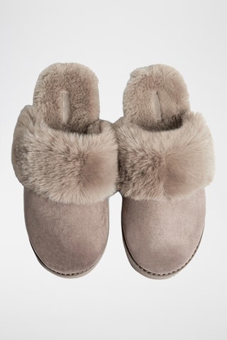 Pantoufles plateformes - Beige