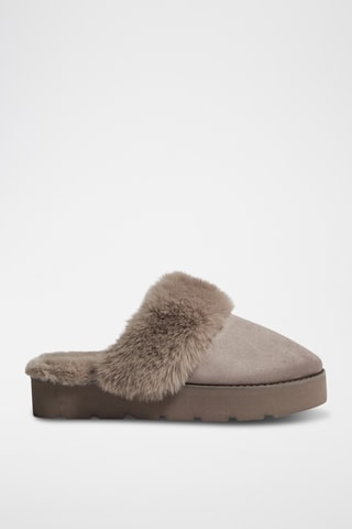 Pantoufles plateformes - Beige