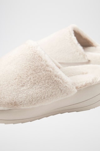 Pantoufles plateformes - Beige