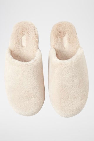 Pantoufles plateformes - Beige