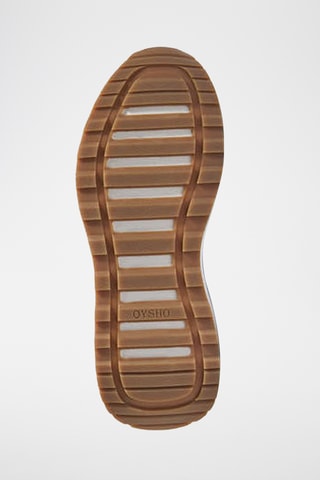 Baskets en cuir - Bleu marine