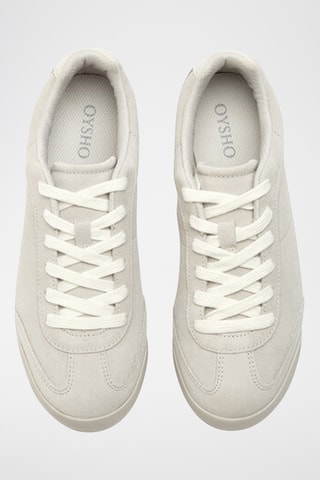 Baskets en cuir - Beige