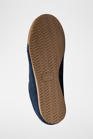 Baskets en cuir - Bleu marine