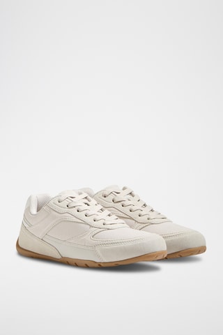 Baskets en cuir - Beige