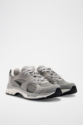 Chaussures de running en cuir - Gris