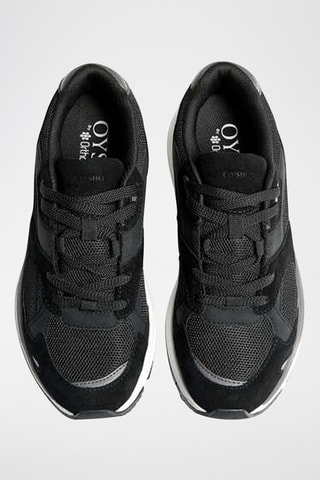 Chaussures de running en cuir - Noir