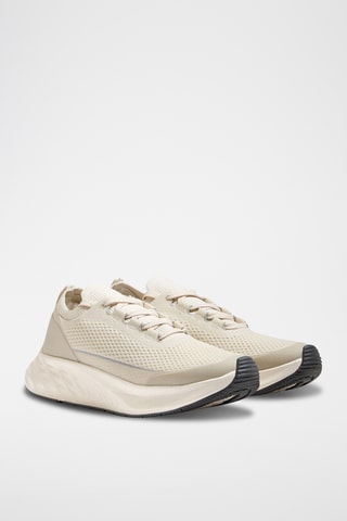 Baskets compensées - Beige