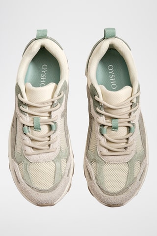 Baskets en cuir - Beige