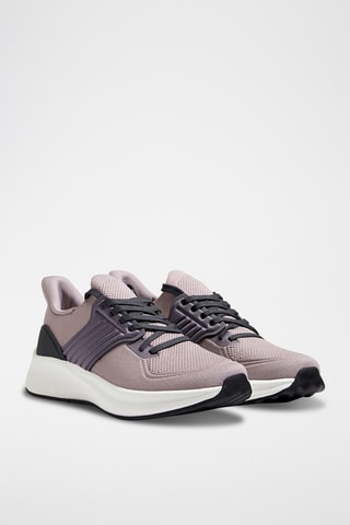 Chaussures de sport compensées - Rose