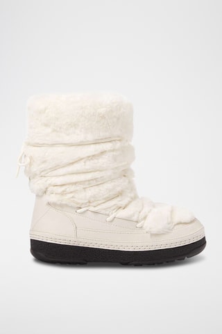 Bottines fourrées après-ski - Blanc