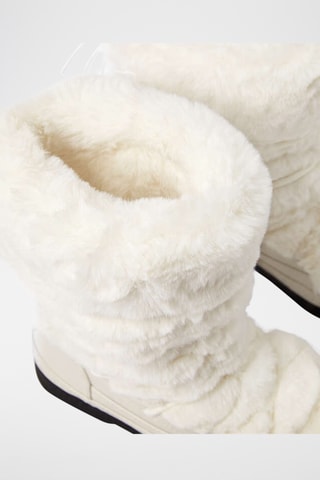 Bottines fourrées après-ski - Blanc
