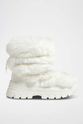 Bottines fourrées - Blanc