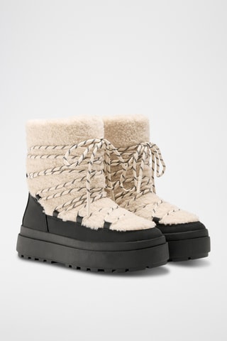 Bottines fourrées - Beige