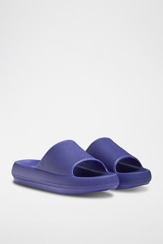 Mules plateformes - Violet