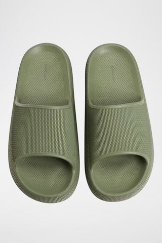 Mules plateformes - Kaki