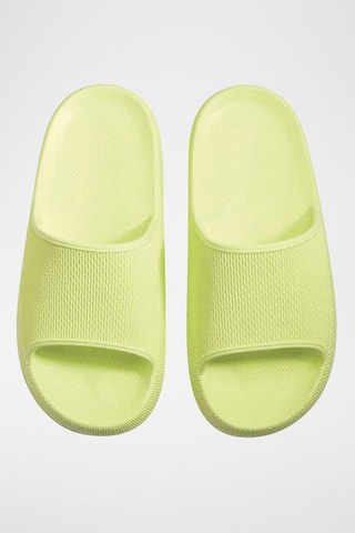 Mules plateformes - Jaune clair