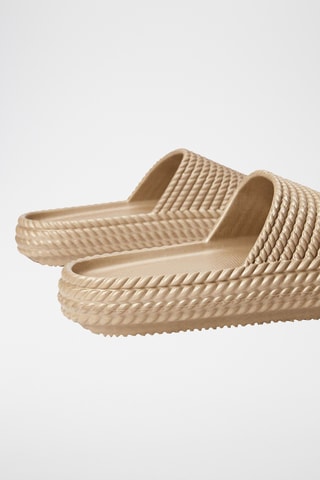 Mules plateformes - Beige