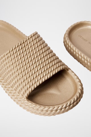 Mules plateformes - Beige