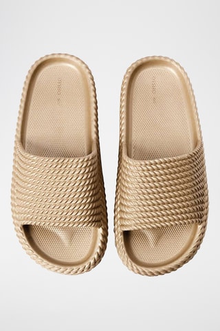 Mules plateformes - Beige