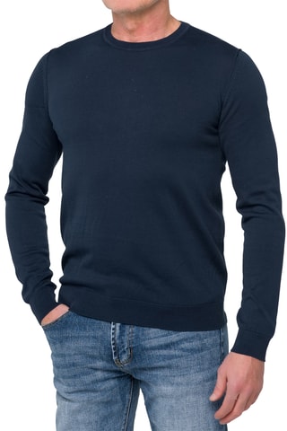 Pull regular Lembar - Bleu marine